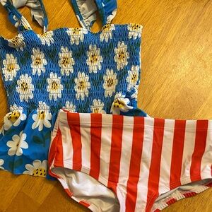 Hanna Anderson 2 piece swim suit